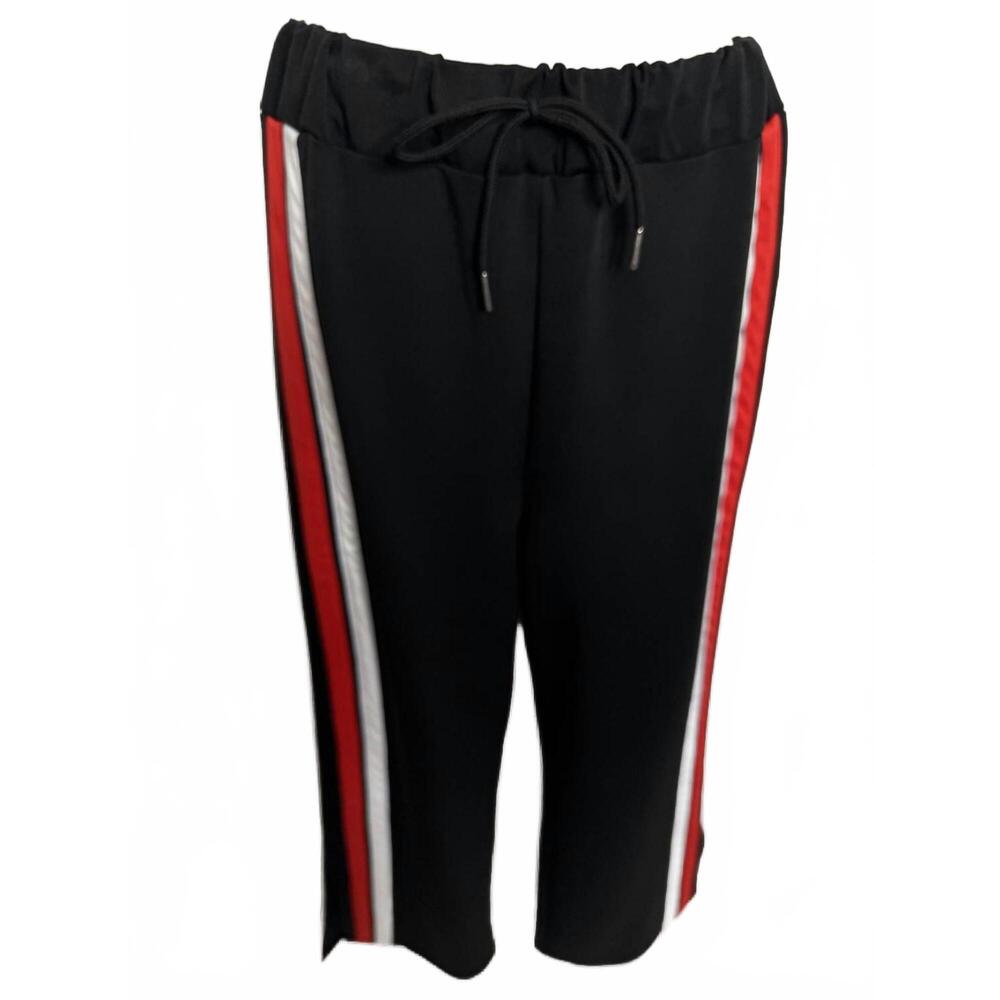 NEW MOLLY BRACKEN women's classic fit straight leg joggers in black